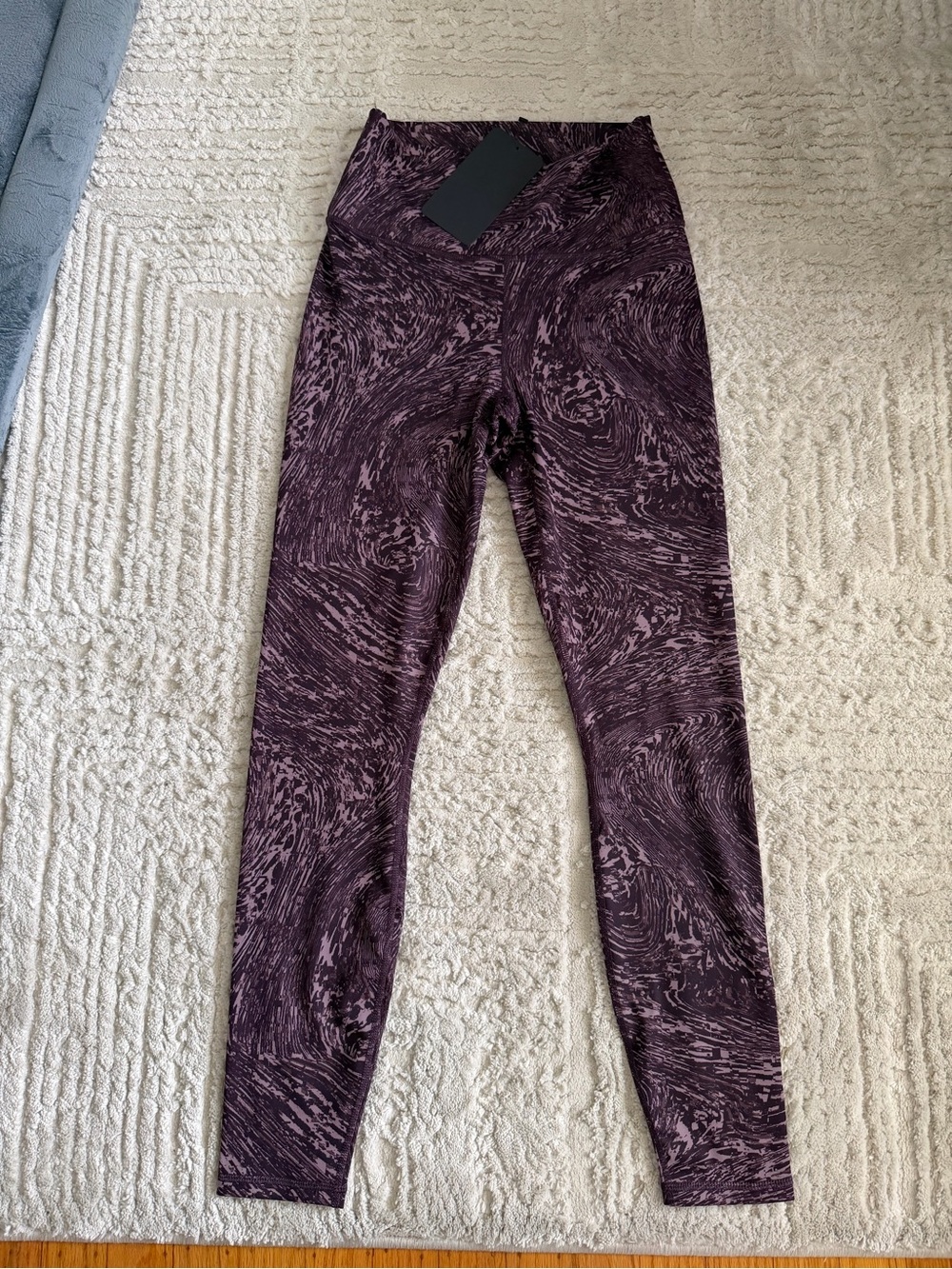 Fabletics Powerhold Purple Swirl Active Leggings NWT